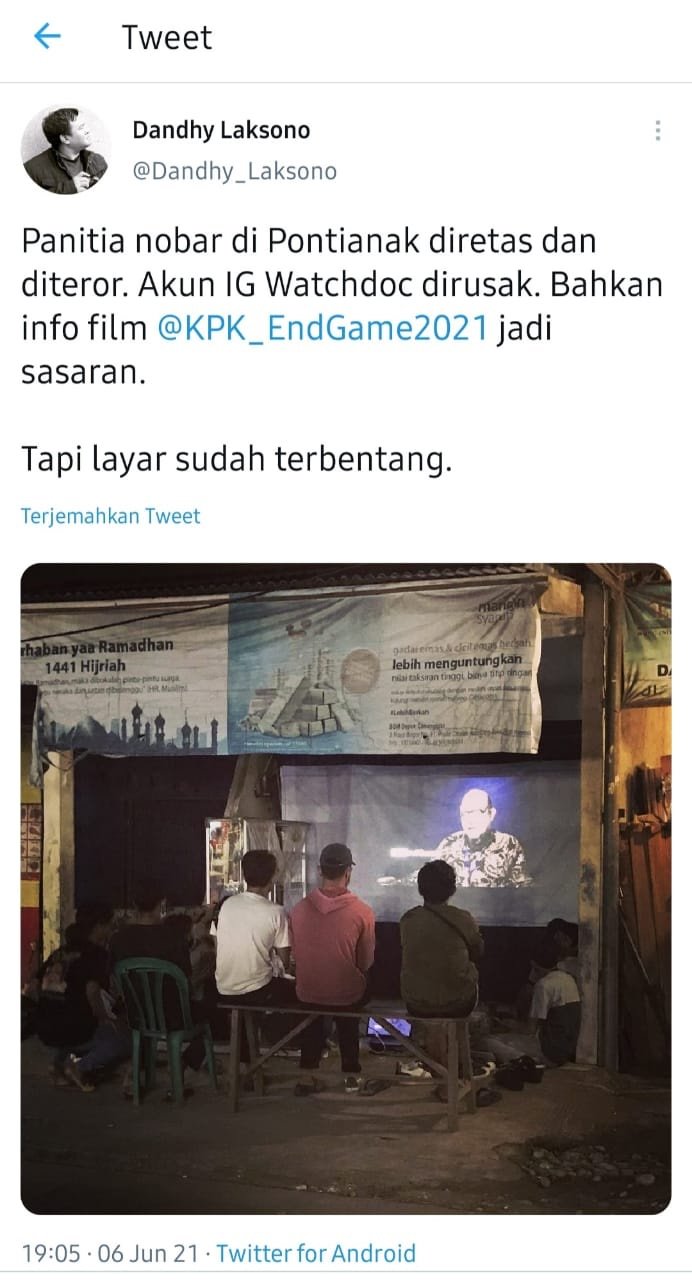 Akun Medsos WatchDoc dan @KPK_EndGame Diretas Ada Apa??? 1 ba668430 3937 497a bcae db95694fb1da