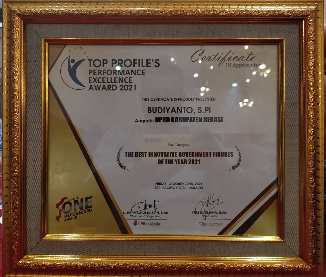 Budiyanto Raih Penghargaan Sosok Wakil Rakyat Inovatif, Produktif dan Kreatif 2021 1 D7ABEAF0 F825 43EC B8A4 2D3ADAAA52B0