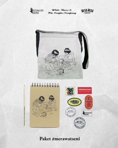 Koalisi Seni berkolaborasi dengan White Shoes & The Couples Company dan RURU Shop 1 BB6EFB76 2FC1 47EF 82D2 410F610B3F6D e1639546343358