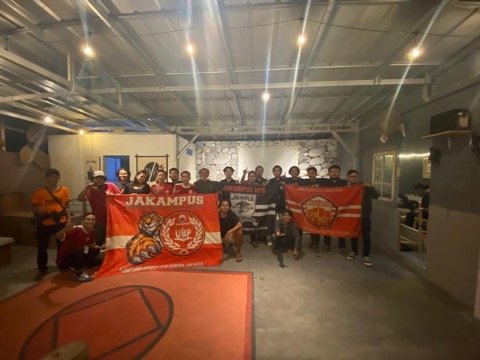 Fans Persija Bernama Jakampus, Dari Bekasi-Karawang Kumpul Nonton Bareng