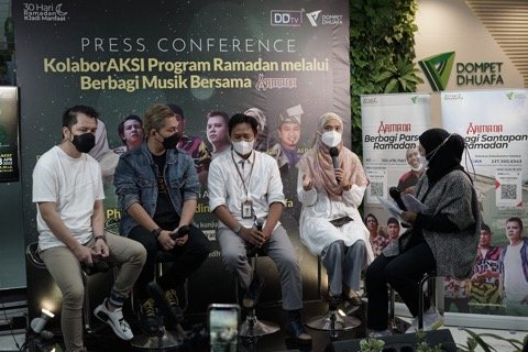 30 Hari Jadi Manfaat, Dompet Dhuafa KolaborAksi Berbagi Musik Bersama Armada