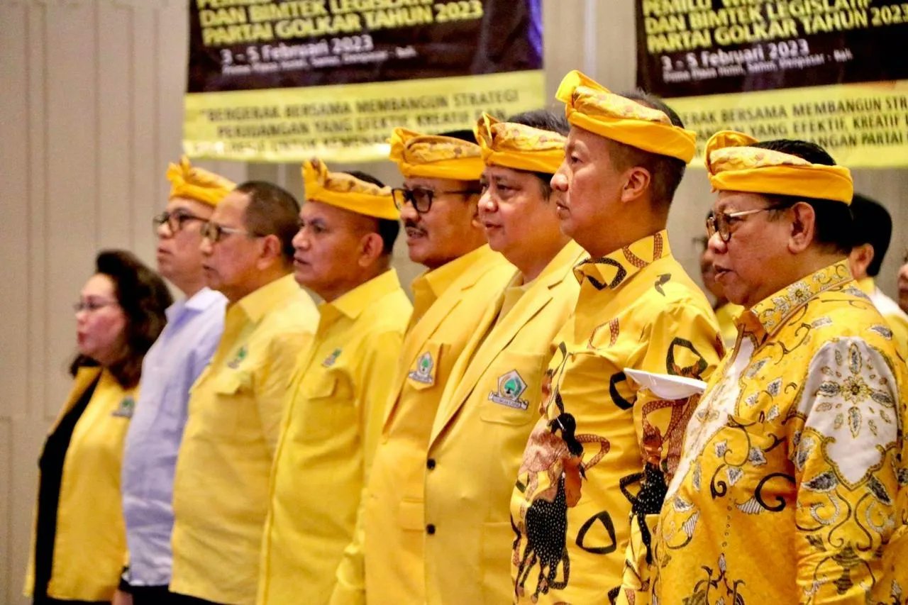 FOTO: Ketum Partai Golkar Rakornis di Bali 2 FoGUJjzaEAMsFjj