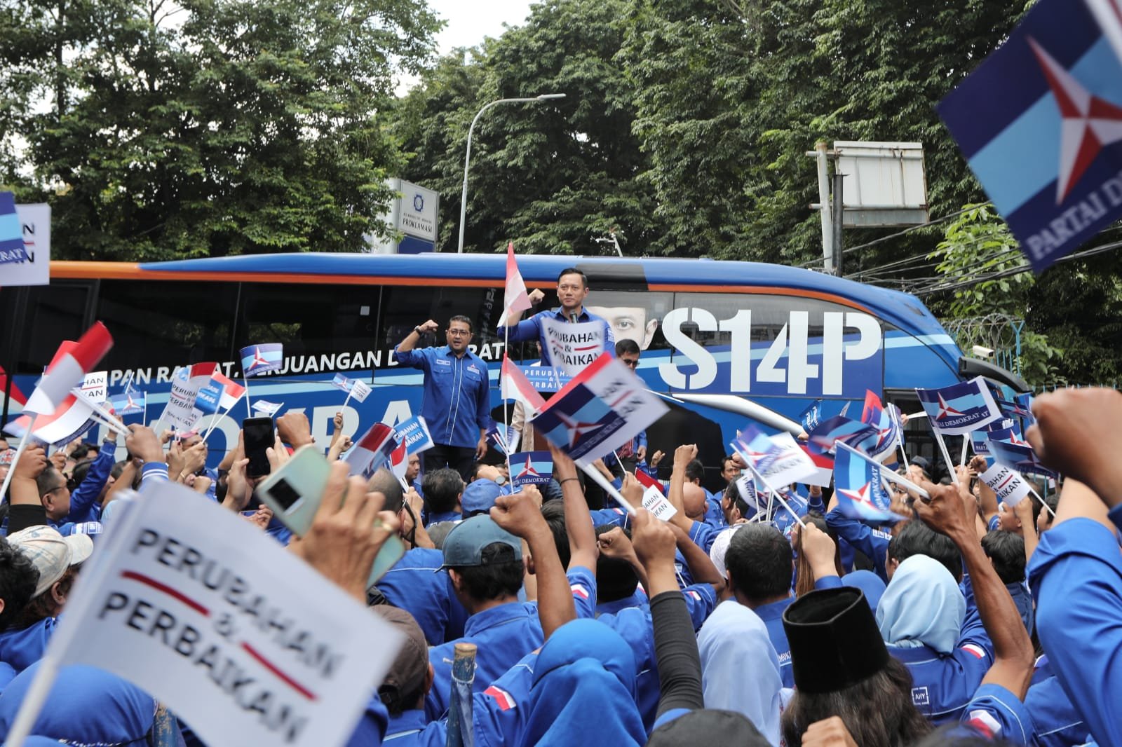 FOTO: AHY Respons Upaya Moeldoko 2