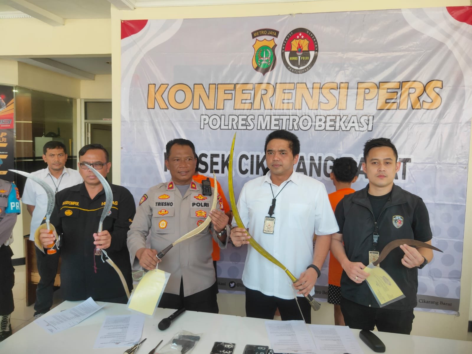 Mantap! Komplotan Begal Sadis Berhasil Dibekuk Polisi di Kabupaten Bekasi