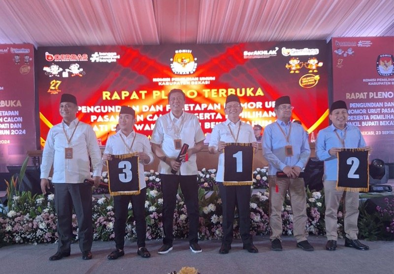 KPU Kabupaten Bekasi Atur Ulang Debat Perdana Cabup-Cawabup Bekasi KPU Kabupaten Bekasi Atur Ulang Debat Perdana Cabup-Cawabup Bekasi