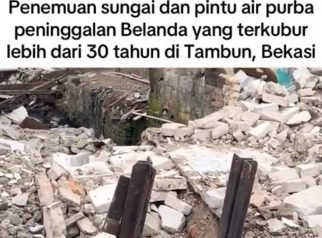 Penemuan Pintu Air di Tambun Bekasi Bukan Era Pemerinah Kolonial Belanda Tapi Era Orde Baru