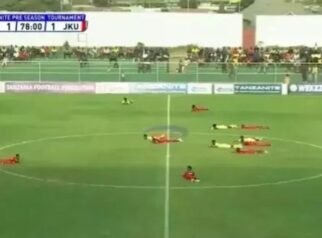 Viral Video of Football Match Attacked by Bees in Tanzania