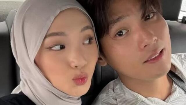 Julia Prastini atau Jule dan suaminya Na Daehoon