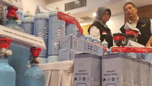 BPOM dan Polri Tindak Gas N2O Ilegal Baby Whip BPOM dan Polri Tindak Gas N2O Ilegal Baby Whip