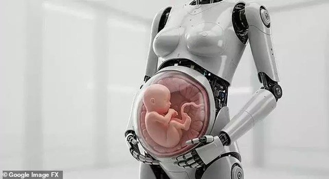 中国爆红的怀孕机器人：是真是假？