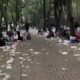 Sampah Berserakan Usai Perayaan HUT ke-81 RI di Monas 4 b1297314248c48889863e123d43dac45