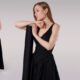 Cotton Sateen Fashion Fabric Valentina V Waist Dress Model Photo H03