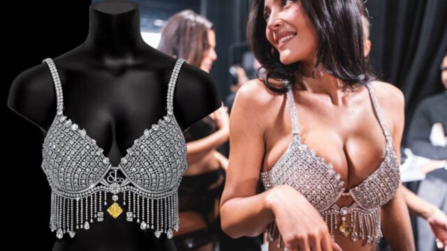 Kylie Jenner Models 50 million Fantasy Bra At Victorias Secret Fashion Show