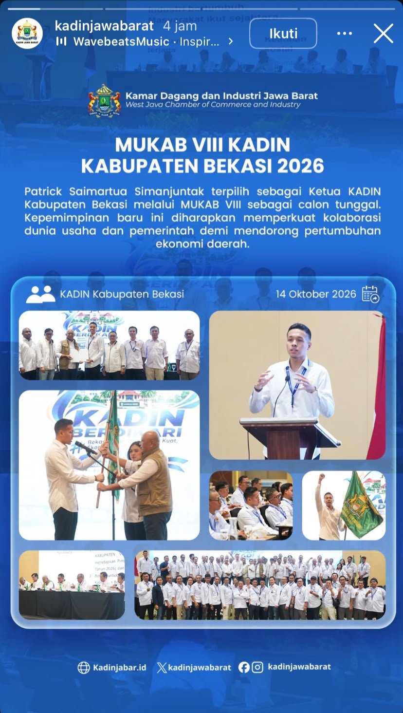 Patrick Simanjuntak Pimpin Kadin Kabupaten Bekasi 2026–2031 2 WhatsApp Image 2026 10 15 at 14.12.10